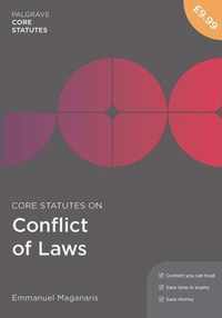 Core Statutes on Conflict of Laws