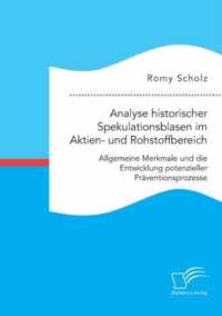 Analyse historischer Spekulationsblasen im Aktien- und Rohstoffbereich