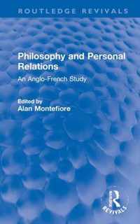 Philosophy and Personal Relations