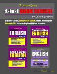 Preston Lee's 4-in-1 Book Series! Beginner English, Conversation English, Read & Write English Lesson 1 - 20 & Beginner English 100 Word Searches For Spanish Speakers