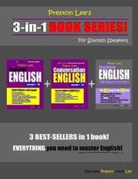 Preston Lee's 3-in-1 Book Series! Beginner English, Conversation English Lesson 1 - 20 & Beginner English 100 Word Searches For Spanish Speakers