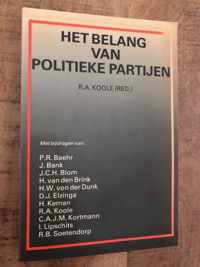 Belang van politieke partyen