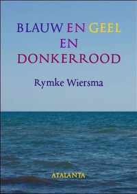 Blauw en geel en donkerrood