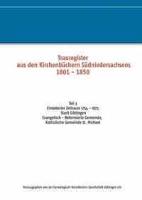 Trauregister aus den Kirchenbuchern Sudniedersachsens 1801 - 1850 (1754 - 1875)