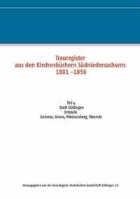 Trauregister aus den Kirchenbuchern Sudniedersachsens 1801 -1850
