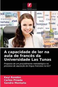 A capacidade de ler na aula de frances da Universidade Las Tunas