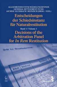 Decisions of the Arbitral Panel for In Rem Restitution