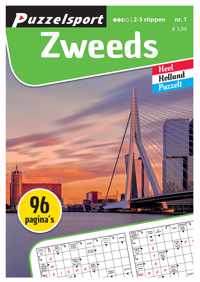 Puzzelsport Puzzelboek 96 pagina&apos;s Zweeds 2-3 Stippen