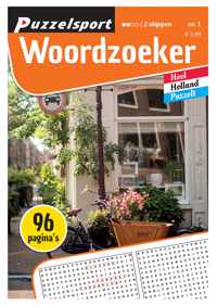 Puzzelsport Puzzelboek 96 pagina&apos;s Woordzoeker 2 Stippen