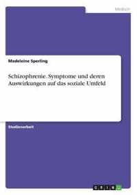 Schizophrenie. Symptome und deren Auswirkungen auf das soziale Umfeld