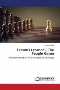 Lessons Learned - The People Game