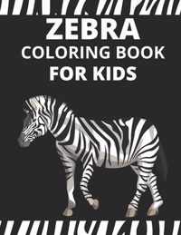 Zebra Coloring Book For Kids