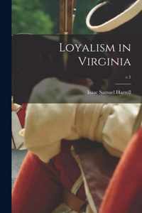 Loyalism in Virginia; c.1