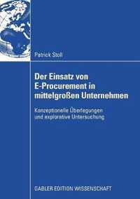 Der Einsatz Von E-Procurement in Mittelgrossen Unternehmen