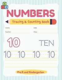 Number Tracing Book for Pre K, Kindergarten and Kids
