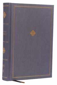 NKJV, Single-Column Wide-Margin Reference Bible, Cloth over Board, Red Letter, Comfort Print