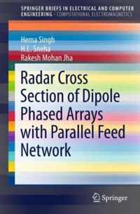 Radar Cross Section of Dipole Phased Arrays with Parallel Feed Network