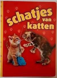 Schatjes van Katten. Kartonnen poezenboek voor kinderen.