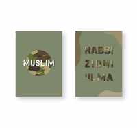Islamitisch boek: Schriften A4 Camouflage - Set van 2
