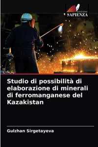 Studio di possibilita di elaborazione di minerali di ferromanganese del Kazakistan