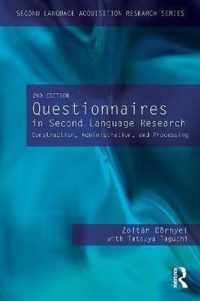 Questionnaires in Second Language Research