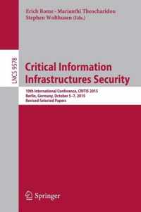 Critical Information Infrastructures Security