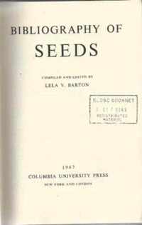 Bibliography of Seeds