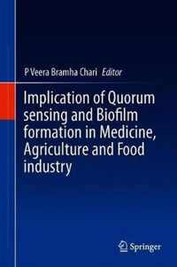 Implication of Quorum Sensing and Biofilm Formation in Medicine Agriculture and