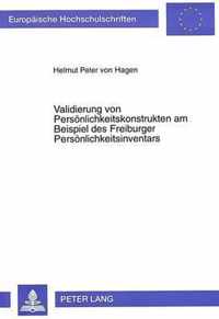 Validierung Von Persoenlichkeitskonstrukten Am Beispiel Des Freiburger Persoenlichkeitsinventars