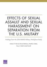 Effects of Sexual Assault and Sexual Harassment on Separation from the U.S. Military