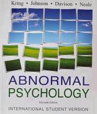 Abnormal Psychology