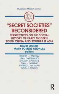 "Secret Societies" Reconsidered