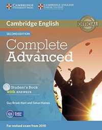 Complete Advanced - Second edition. Student's Book Pack (Student's Book with answers with CD-ROM and Class Audio CDs (3))