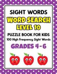 SIGHT WORDS Word Search Puzzle Book For Kids - LEVEL 10