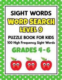 SIGHT WORDS Word Search Puzzle Book For Kids - LEVEL 9