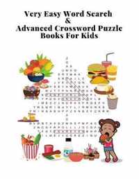 Very Easy Word search & Advanced Crossword Puzzle Books For Kids
