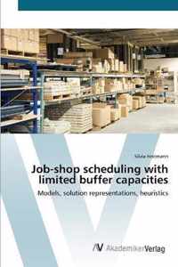 Job-shop scheduling with limited buffer capacities