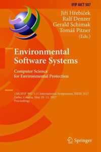 Environmental Software Systems. Computer Science for Environmental Protection
