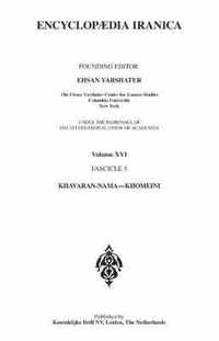 Encyclopaedia Iranica  -  Encyclopaedia Iranica Volume XVI Fascicule 5