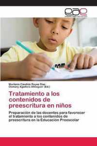 Tratamiento a los contenidos de preescritura en ninos