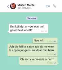 Aan het typen