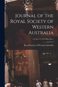 Journal of the Royal Society of Western Australia; v.57: pt.1-4 (1974