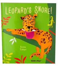 Pardon Me Leopards Snore Finger Puppet