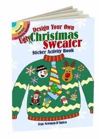 Design Your Own Ugly Christmas Sweater Sticker Activity Book