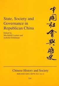 State, Society and Governance in Republican China