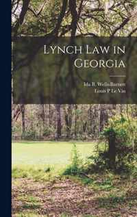 Lynch Law in Georgia