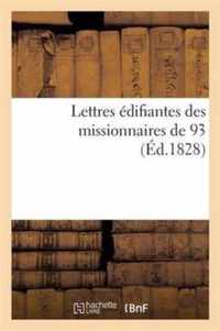 Lettres Edifiantes Des Missionnaires de 93