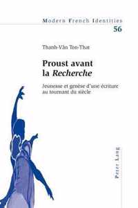 Proust avant la Recherche