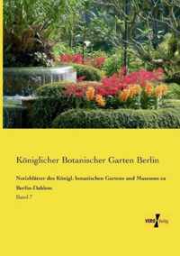Notizblatter des Koenigl. botanischen Gartens und Museums zu Berlin-Dahlem