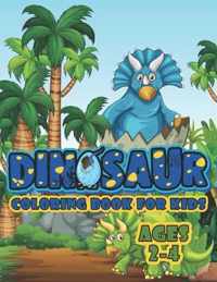 Dinosaur Coloring Book For Kids Ages 2-4